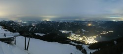 Archiv Foto Webcam Zwölferhorn im Salzkammergut 23:00