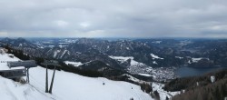 Archiv Foto Webcam Zwölferhorn im Salzkammergut 09:00