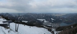 Archiv Foto Webcam Zwölferhorn im Salzkammergut 13:00