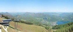 Archiv Foto Webcam Zwölferhorn im Salzkammergut 11:00