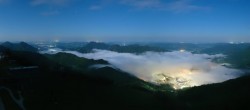 Archiv Foto Webcam Zwölferhorn im Salzkammergut 23:00