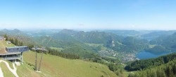 Archiv Foto Webcam Zwölferhorn im Salzkammergut 09:00