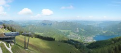 Archiv Foto Webcam Zwölferhorn im Salzkammergut 11:00