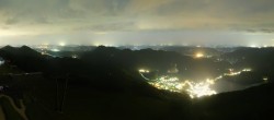 Archiv Foto Webcam Zwölferhorn im Salzkammergut 23:00
