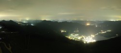 Archiv Foto Webcam Zwölferhorn im Salzkammergut 23:00