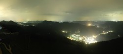 Archiv Foto Webcam Zwölferhorn im Salzkammergut 01:00