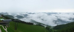 Archiv Foto Webcam Zwölferhorn im Salzkammergut 07:00