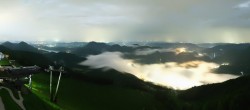 Archiv Foto Webcam Zwölferhorn im Salzkammergut 23:00