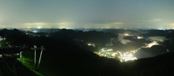 Archiv Foto Webcam Zwölferhorn im Salzkammergut 01:00