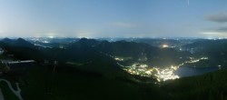 Archiv Foto Webcam Zwölferhorn im Salzkammergut 23:00