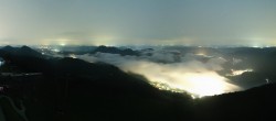 Archiv Foto Webcam Zwölferhorn im Salzkammergut 01:00