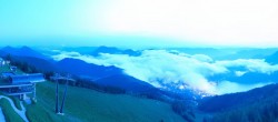 Archiv Foto Webcam Zwölferhorn im Salzkammergut 03:00