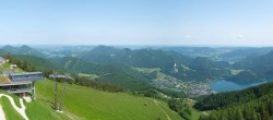 Archiv Foto Webcam Zwölferhorn im Salzkammergut 09:00