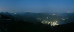 Archiv Foto Webcam Zwölferhorn im Salzkammergut 23:00