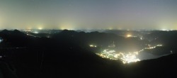 Archiv Foto Webcam Zwölferhorn im Salzkammergut 01:00