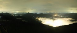 Archiv Foto Webcam Zwölferhorn im Salzkammergut 23:00