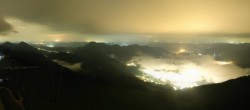 Archiv Foto Webcam Zwölferhorn im Salzkammergut 01:00