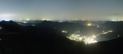 Archiv Foto Webcam Zwölferhorn im Salzkammergut 23:00