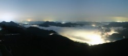 Archived image Webcam Zwölferhorn - Panoramic view 23:00