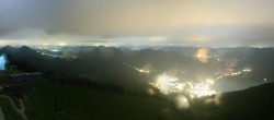 Archiv Foto Webcam Zwölferhorn im Salzkammergut 23:00