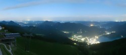Archiv Foto Webcam Zwölferhorn im Salzkammergut 23:00