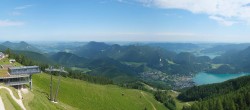 Archiv Foto Webcam Zwölferhorn im Salzkammergut 09:00