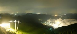 Archiv Foto Webcam Zwölferhorn im Salzkammergut 23:00