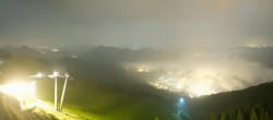 Archiv Foto Webcam Zwölferhorn im Salzkammergut 01:00