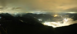 Archiv Foto Webcam Zwölferhorn im Salzkammergut 23:00