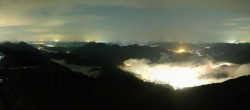 Archiv Foto Webcam Zwölferhorn im Salzkammergut 01:00