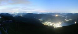 Archiv Foto Webcam Zwölferhorn im Salzkammergut 21:00