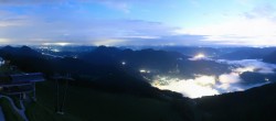 Archiv Foto Webcam Zwölferhorn im Salzkammergut 03:00