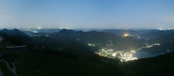 Archiv Foto Webcam Zwölferhorn im Salzkammergut 23:00