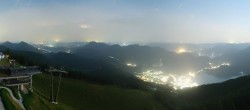 Archiv Foto Webcam Zwölferhorn im Salzkammergut 23:00