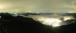 Archiv Foto Webcam Zwölferhorn im Salzkammergut 23:00