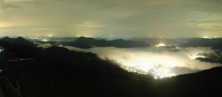 Archiv Foto Webcam Zwölferhorn im Salzkammergut 01:00