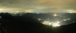 Archiv Foto Webcam Zwölferhorn im Salzkammergut 23:00