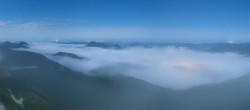 Archiv Foto Webcam Zwölferhorn im Salzkammergut 01:00