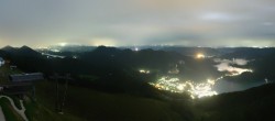 Archiv Foto Webcam Zwölferhorn im Salzkammergut 01:00