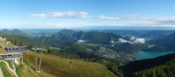 Archiv Foto Webcam Zwölferhorn im Salzkammergut 08:00
