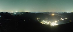 Archiv Foto Webcam Zwölferhorn im Salzkammergut 23:00