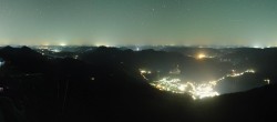 Archiv Foto Webcam Zwölferhorn im Salzkammergut 01:00