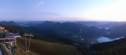 Archiv Foto Webcam Zwölferhorn im Salzkammergut 05:00