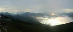Archiv Foto Webcam Zwölferhorn im Salzkammergut 23:00