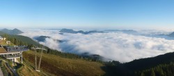 Archiv Foto Webcam Zwölferhorn im Salzkammergut 07:00