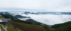 Archiv Foto Webcam Zwölferhorn im Salzkammergut 08:00