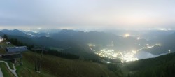 Archiv Foto Webcam Zwölferhorn im Salzkammergut 23:00