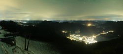Archiv Foto Webcam Zwölferhorn im Salzkammergut 23:00