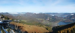 Archiv Foto Webcam Zwölferhorn im Salzkammergut 09:00