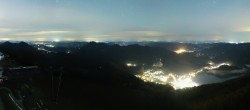 Archiv Foto Webcam Zwölferhorn im Salzkammergut 01:00